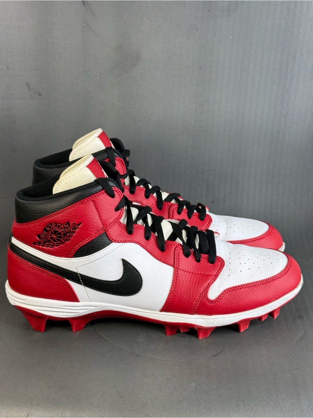 Air Jordan 1 Mid TD Cleat 'Chicago' athletic sneaker shoes men's size 14